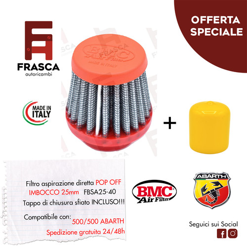 Kit filtro bmc - kit, tappo