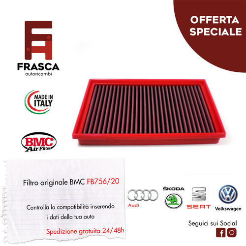 Filtro aria sportivo bmc - filtro,