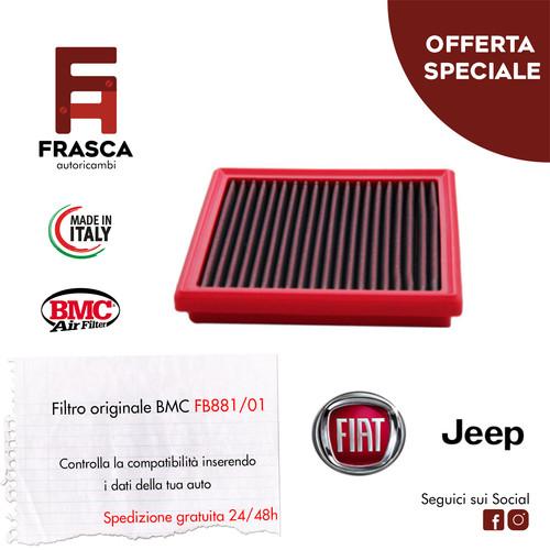 Filtro aria sportivo - sportivo, jeep