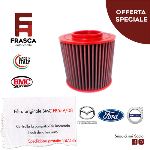Filtro aria sportivo - bmc, ford