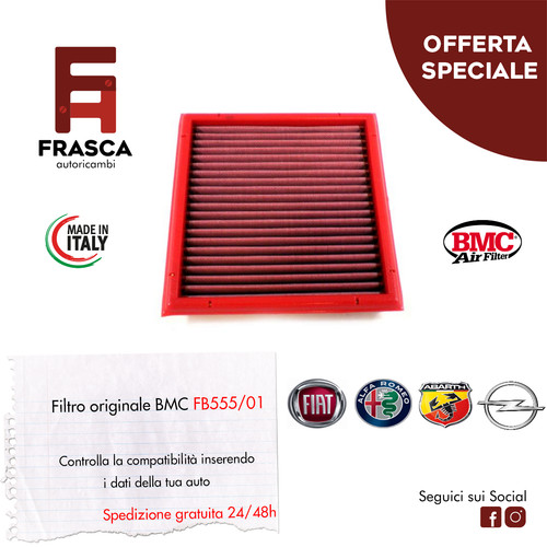 Filtro aria sportivo bmc alfa - filtro,