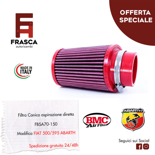 Filtro aria sportivo - filtro, conico