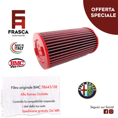 Filtro aria sportivo bmc - filtro,