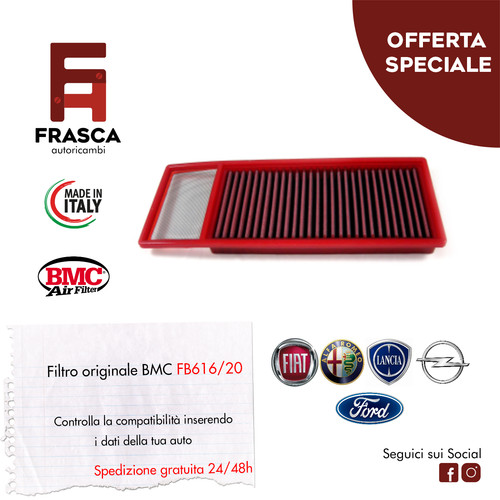 Filtro aria sportivo bmc - aria, alfa