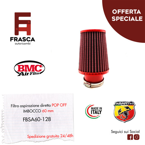 Filtro conico bmc - bmc, fbsa60-128